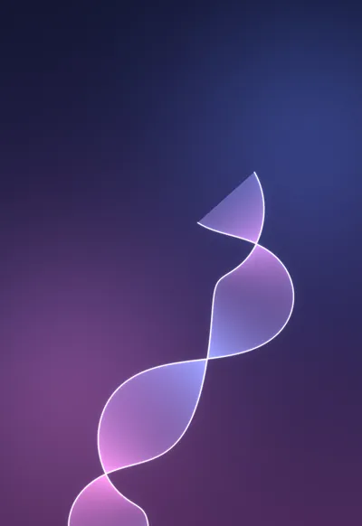 Glass Ribbon, Abstract 3D wallpaper for iPhone Duo