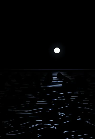 Black Tide, AMOLED Dark wallpaper for iPhone Duo