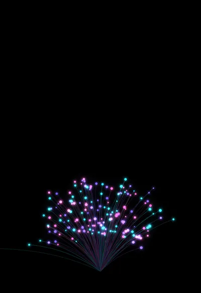 Fiber Bloom, AMOLED Dark wallpaper for iPhone Duo