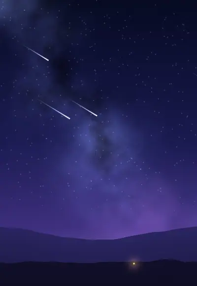 Starfall, Anime wallpaper for iPhone Duo