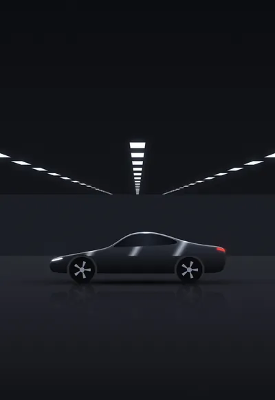 Garage Glow, Cars wallpaper for iPhone Duo