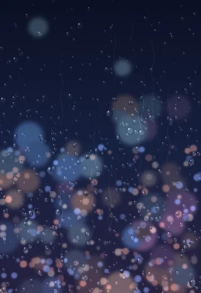 Rainy Window, Lo-fi Night City wallpaper for iPhone Duo