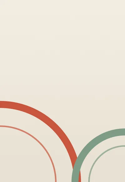 Twin Arcs, Minimal wallpaper for iPhone Duo