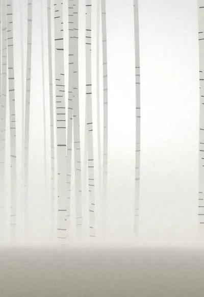 Birch Fog, Nano Matte wallpaper for iPhone Duo