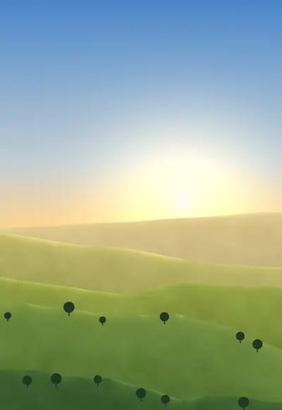 Golden Valley, Nano-Texture Tuned wallpaper for iPhone Duo