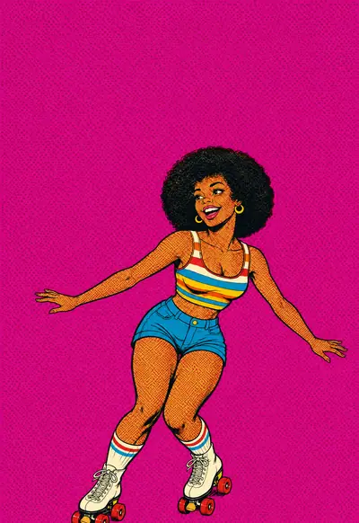 Rolling, Pop Art wallpaper for iPhone Duo