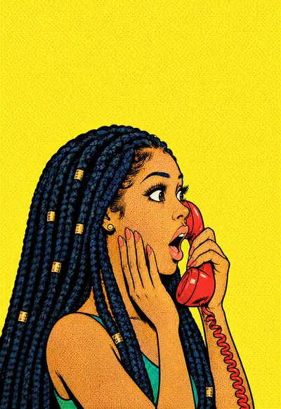 Say That Again, Pop Art wallpaper for iPhone Duo