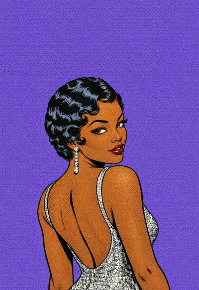 Fashionably Late, Pop Art wallpaper for iPhone Duo