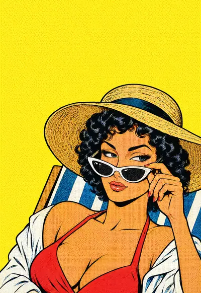 Out Of Office, Pop Art wallpaper for iPhone Duo