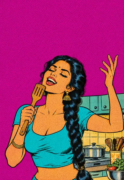 Concert On, Pop Art wallpaper for iPhone Duo