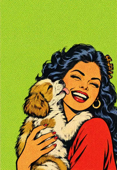 New Boyfriend, Pop Art wallpaper for iPhone Duo