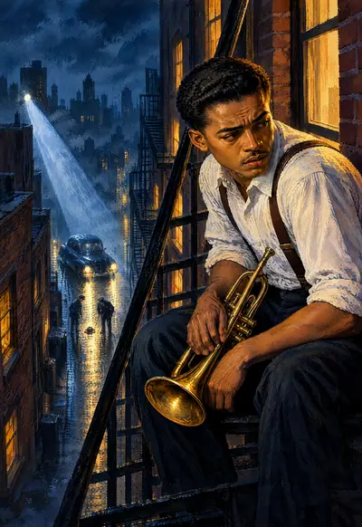 The Last Note, Vintage Pulp wallpaper for iPhone Duo