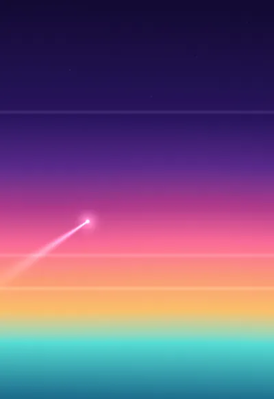 Tape Sky, Synthwave wallpaper for iPhone Duo